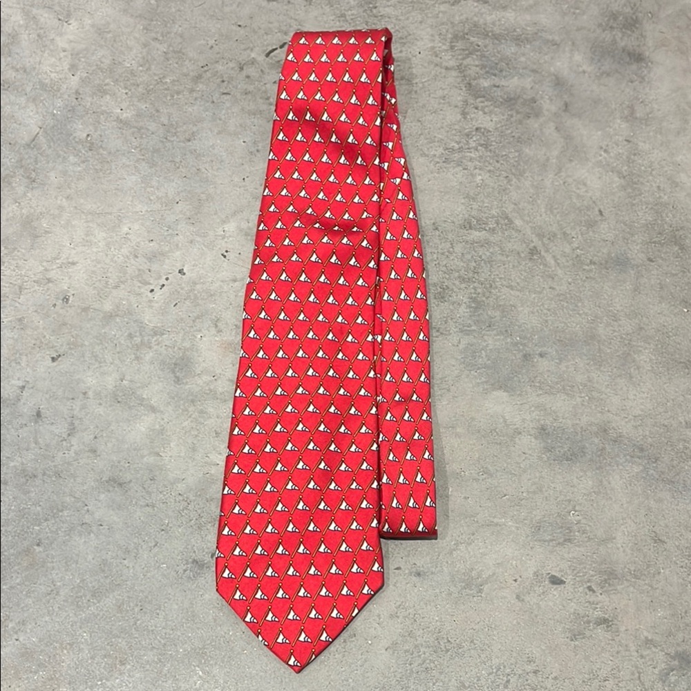 Vineyard Vines Red Sailing Tie